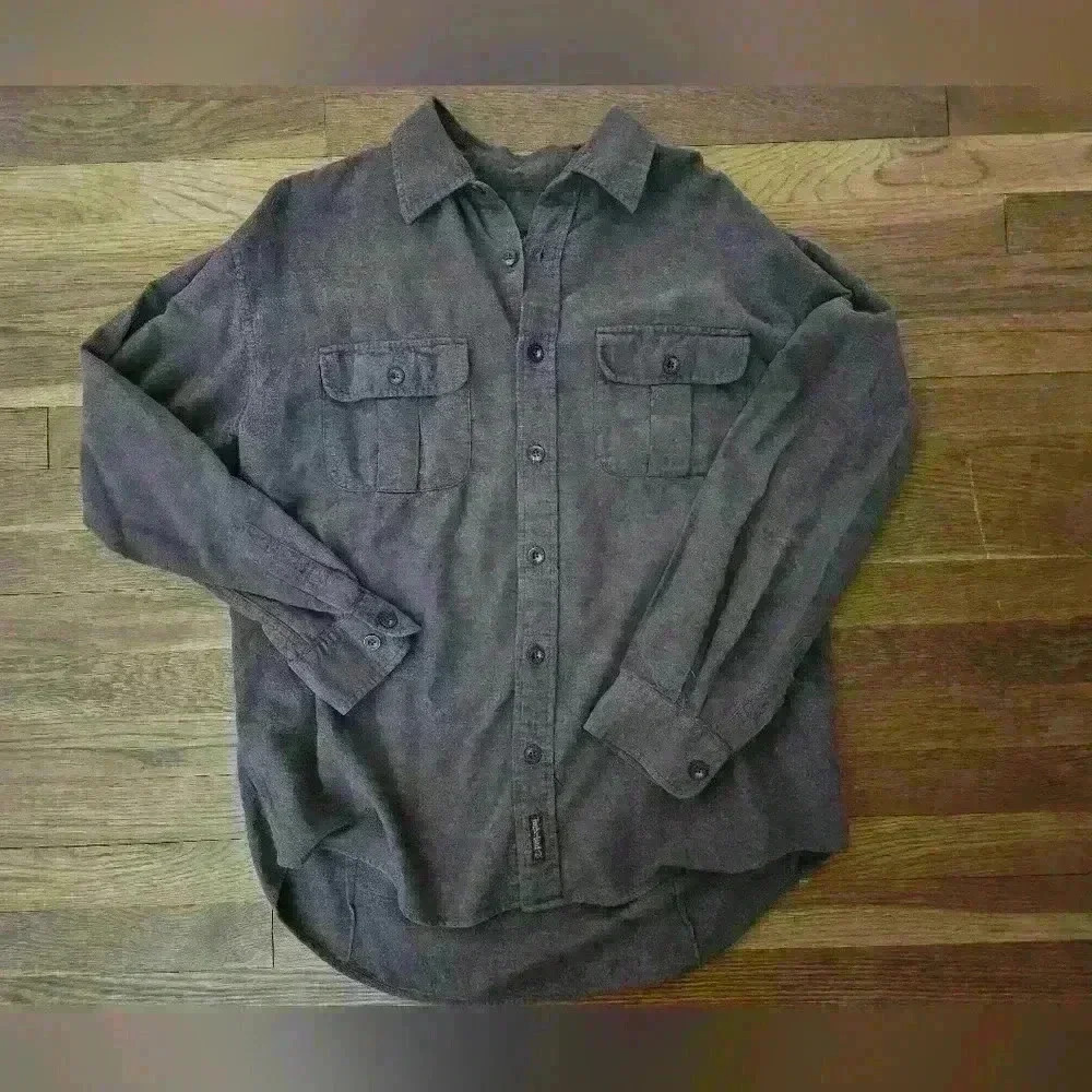 Mens Timberland Weathergear Button Down Flannel
